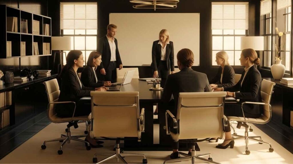 ondernemer bekijkt digitale boekhouding op laptop – financiële controle