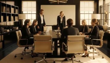 ondernemer bekijkt digitale boekhouding op laptop – financiële controle