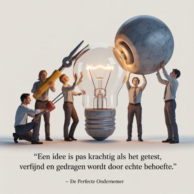 Van idee naar plan - De perfecte ondernemer